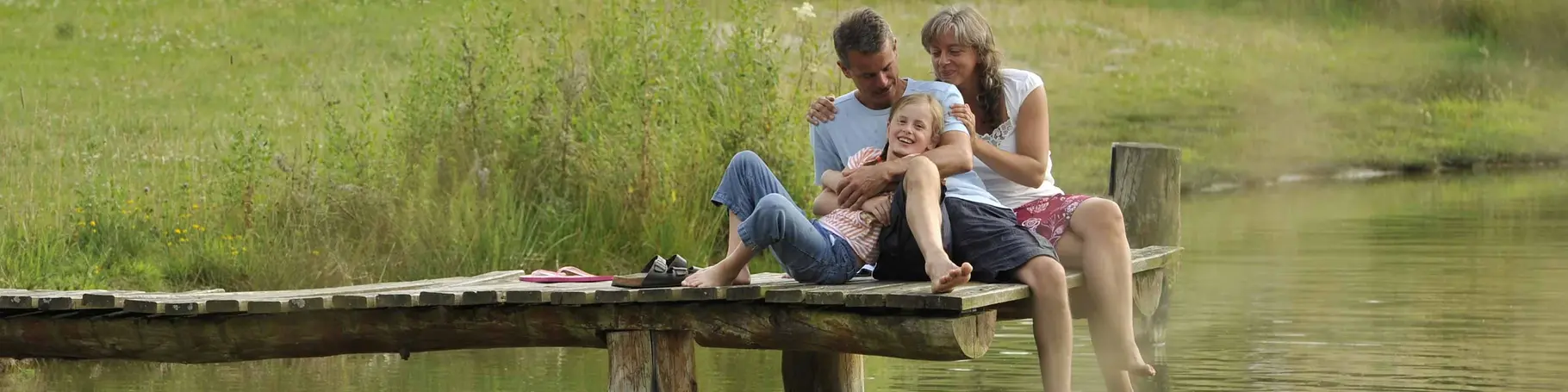 im Familienurlaub eine Auszeit am See genießen