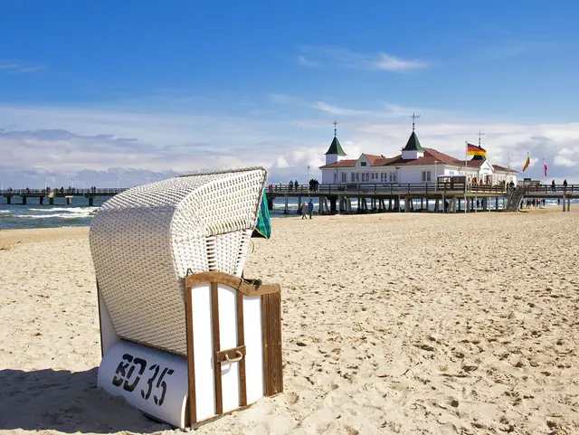 Seebrücke im Ostseebad Ahlbeck auf Usedom