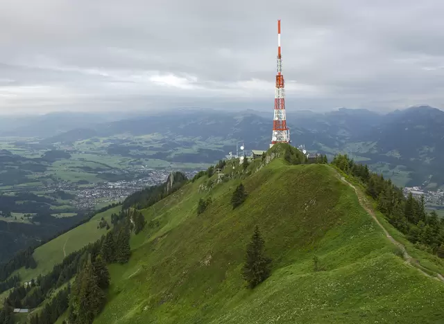 im Urlaub auf dem Bauernhof im Allgäu auf den Grünten wandern