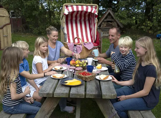 im Urlaub auf dem Bauernhof in Schleswig-Holstein viel Zeit mit der Familie verbringen