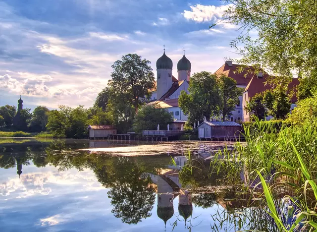 im Urlaub am Chiemsee das Kloster Seeon besuchen