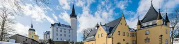 Schloss Purschenstein im Erzgebirge - © Schloss Purschenstein, Übernachten im Schloss: Winterurlaub im Schloss Purschenstein erleben