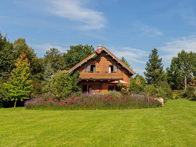 Urlaub im Ferienhaus mit Garten auf dem Land