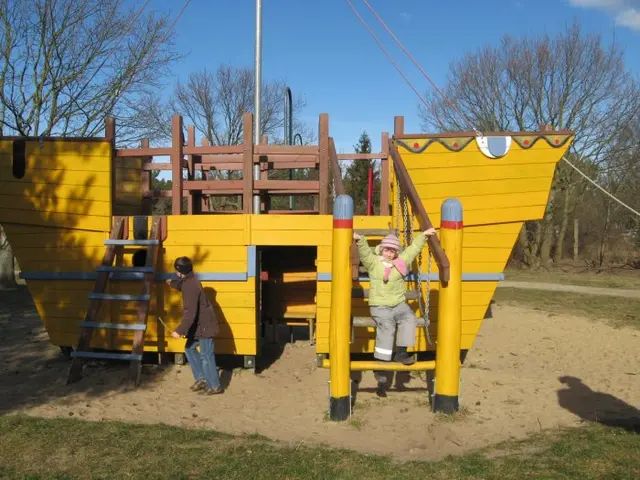 Auf dem Abenteuerspielplatz ausgiebig und unbekümmert spielen.&nbsp;