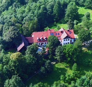 Der Schlossberghof von oben