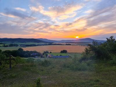 Ferienwohnung Zur Rhön Tischlerei: Sonnenuntergang